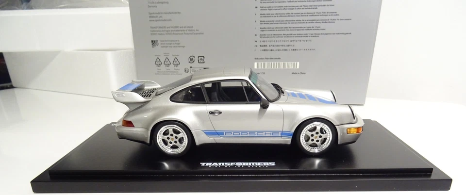 Porsche 911 964 Carrera RS 3.8 Mirage Transformers 1/18 WAP0211850R964 by Spark - Immagine 3 di 4