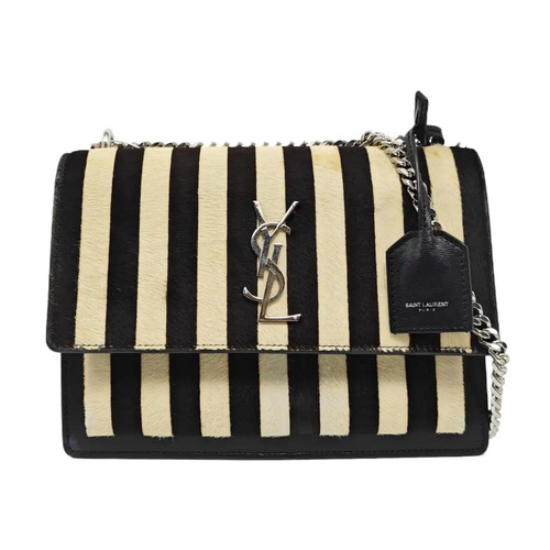 Yves Saint Laurent KATE Shoulder bags Leather Black Free Shipping | Duties Paid