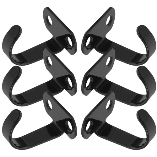 6pcs Hooks Under Cabinet Under Shelf Hooks Screw Mounted Heavy Duty Hooks - Bild 5 von 12