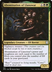 Abomination of Llanowar 81/135 Uncommon Commander: Kaldheim