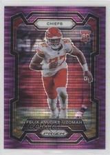 2023 Panini Prizm Rookies Purple Power Prizm /49 Felix Anudike-Uzomah #349 1j4c