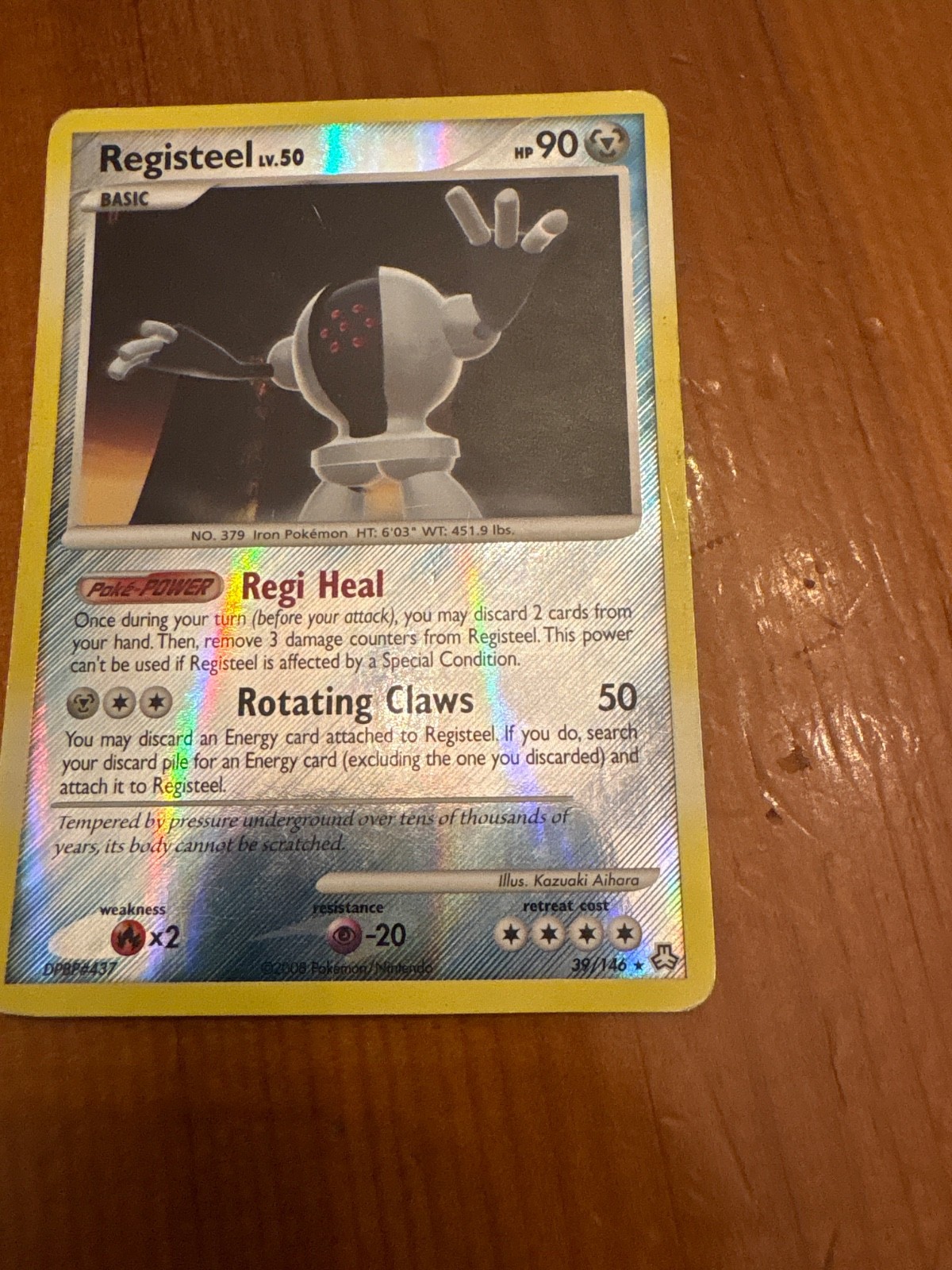 Registeel 39/146 Legends Awakened Reverse Holo