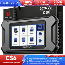 MUCAR CS6 Scanner 6 System Diagnose Tool ABS SRS SAS EPB TPMS OBD2 Code Reader