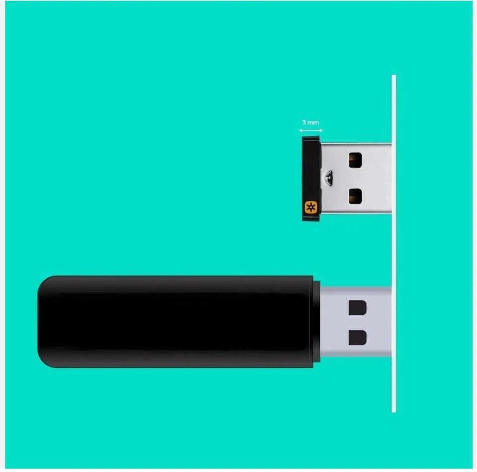 Logitech USB Unifying Receiver 2.4 GHz Plug and Play for Logitech mouse keyboard - Image 4 of 4