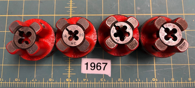 #ad #ad Set Ridgid Pipe Die Head Button Bolt Die Threader: 00 RB NC 5 16 1 4 7 16 5 16 $74.99