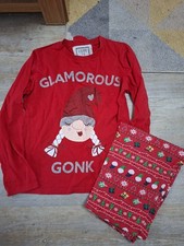 Ladies Glamorous Gonk Christmas Pyjamas Size 8/10
