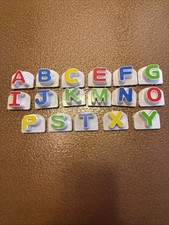 Leap Frog Fridge Phonics Magnetic Replacement Letters Missing D H L Q R U V W