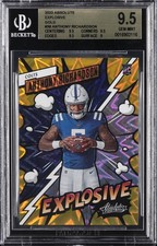 2023 ABSOLUTE EXPLOSIVE GOLD #38 ANTHONY RICHARDSON ROOKIE RC BGS 9.5