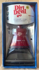 Dirt Devil ~ Vintage / Collectible 80s Red Broom Vac 9.6 Volt NEW IN BOX