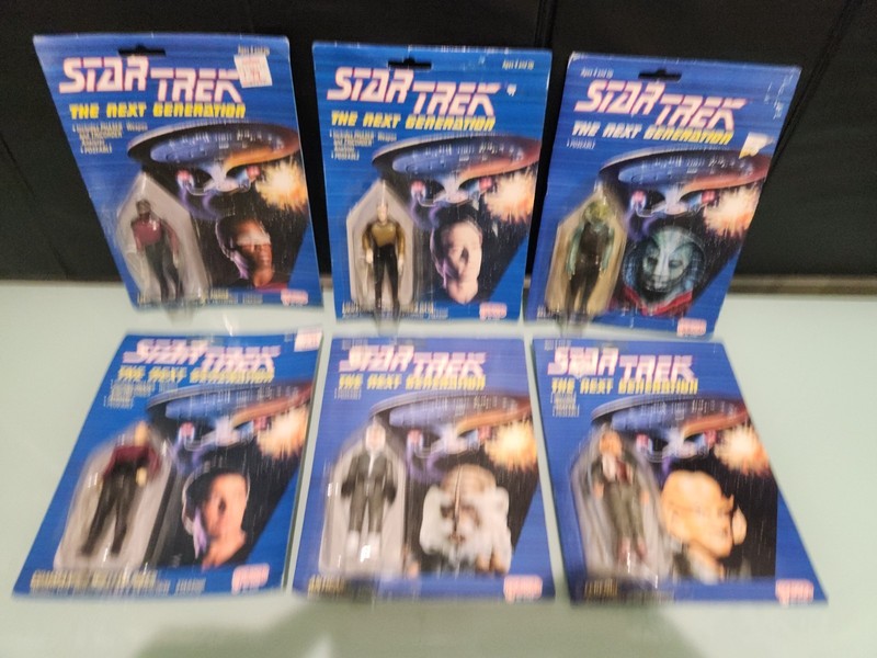 NIP Star Trek The Next Generation Galoob Figures Lot 1988