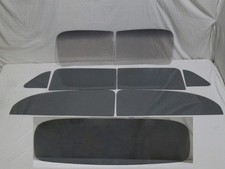 1949 1950 1951 Ford Tudor Glass Sides Back Vent Door Qtr Stationary Grey