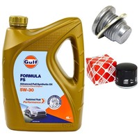 MotoröL Filter Set 5W-30 4 Liter + ÖLablassschraube FüR Dacia Renault Twingo I