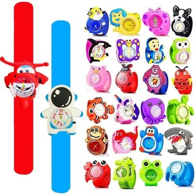 Wacky Watches Kinder Kinder Tier Zoo Haustier Snap On Slap Band Figur