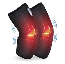 COMFIER Heated Knee Brace Wrap with Massage,Vibration Knee Massager with Heating