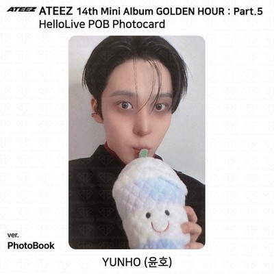 ATEEZ 14th Mini Album Golden Hour Part.5 HelloLive POB Photocard