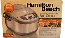 HAMILTON BEACH 37570 Multi-Function Rice Cooker 16 Cup (Silver) - NEW/UNOPENED