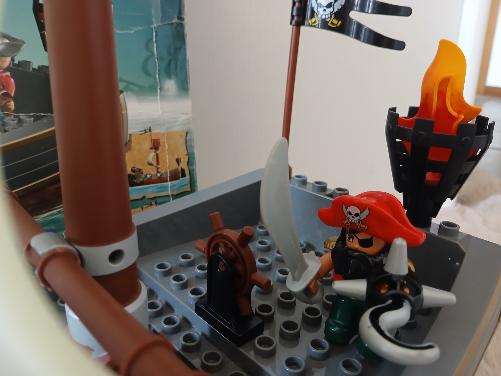 LEGO Duplo Pirate Ship 7881 ⚠️SUPER RARE ⚠️ 💯% Completo with Box foto 5