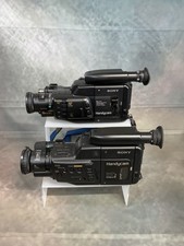 2x Sony Handycam CCD-F201 Video CCD-F280 8mm Camcorders For Parts