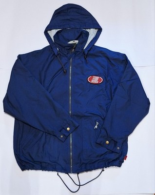 Original ''EXES'' bzw. ''XS'' Kaputzenjacke, blau, Herren, Gr. 164, leicht, top