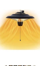 1500W Electric Patio Heater Ceiling Mounted Outdoor Heaters for Patio Easy Insta