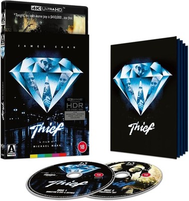Thief [4K UHD Blu-ray] (1981) Arrow UK Limited Edition James Caan 4K ONLY