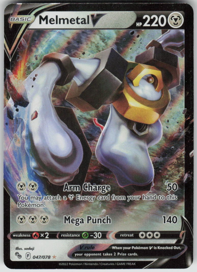 Pokemon Melmetal V 047/078 Pokemon GO Ultra Rare NM