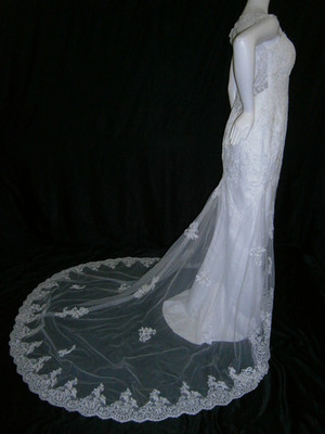 Custom 12 White Wedding Dress Romantic Ball Gown Organza Lace Short 57''