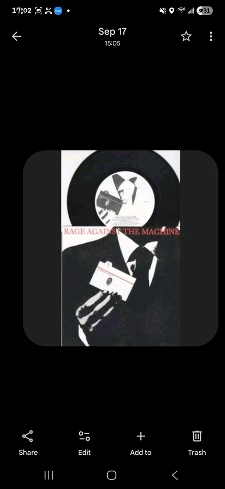 RAGE AGAINST THE MACHINE - GUERRILLA RADIO - PROMO MINT 45 WPS - UNPLAYED NEW - Image 2 of 2