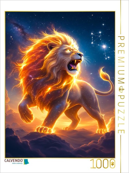 Calvendo Puzzle Leo - The Heart Of The Hero | 1000 Pieces, Finished Size 25.2 ×-image