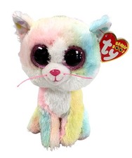 Ty Beanie Boos - Fluffy the Cat, Glitter Eyes, Claire's Exclusive, MWMT Stuffed