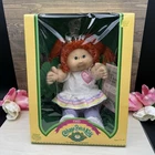 Vintage 1985 Cabbage Patch Doll In Box Phyllis Alyson Coleco Red Hair Green Eyes