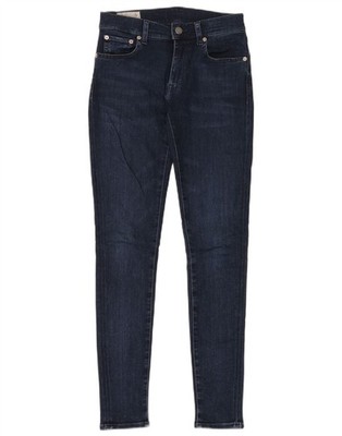 Ralph Lauren Damen Skinny Jeans W26 L30 blau Viskose DO15