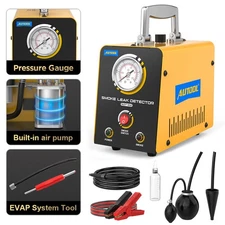 AUTOOL Automotive Smoke Machine Leak Detector EVAP Smoke Tester For Vacuum Leaks