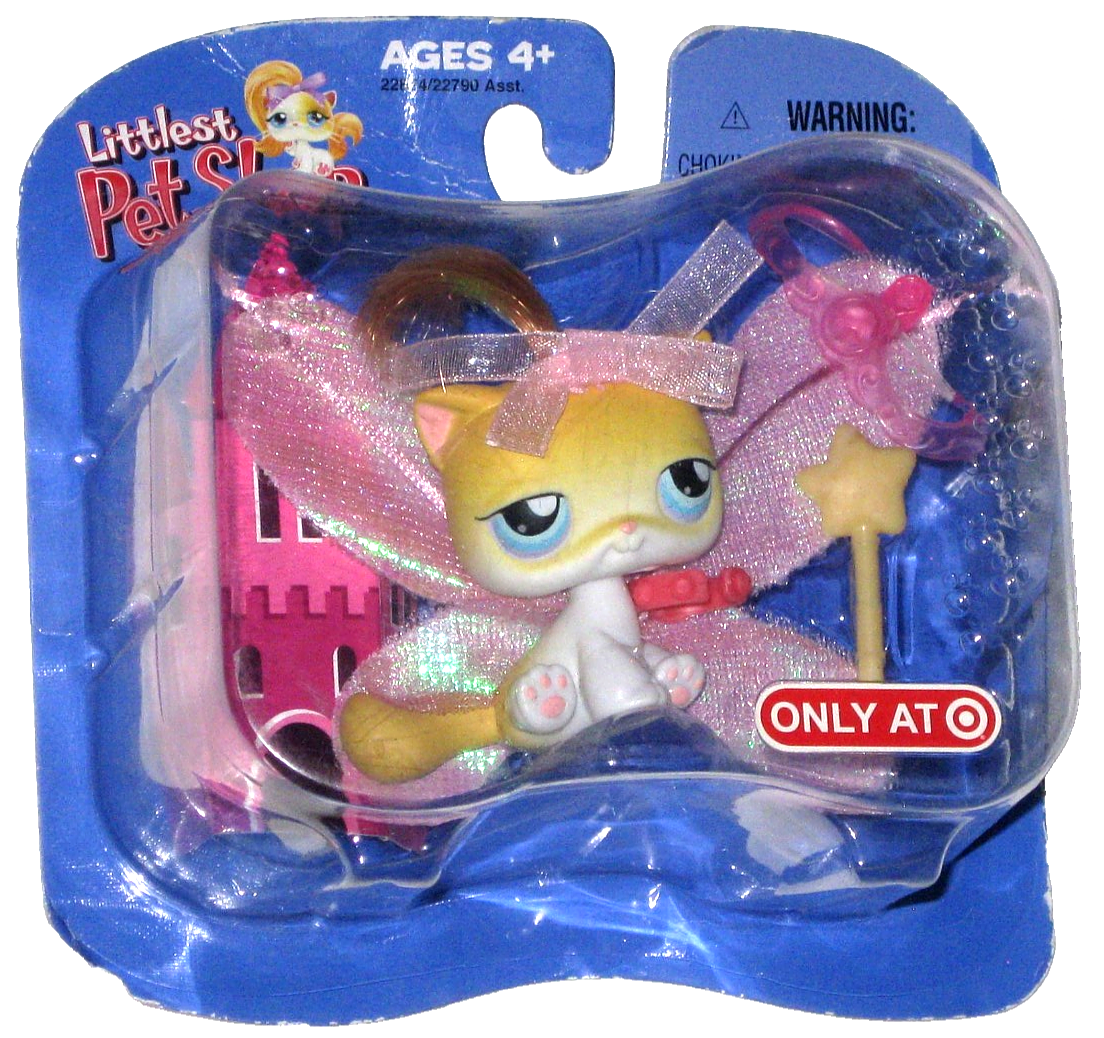 Littlest Pet Shop Fairy Princess Kitty Cat 2006 Target Exclusive
