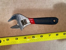 Sears Craftsman Professional 6 Beak Jaw Adjustable Wrench 44713 Wf Usa Made Vtg