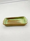 Frankoma Pottery Plainsman Prairie Green 7 1/2" x 3" Butter Dish no Lid #244