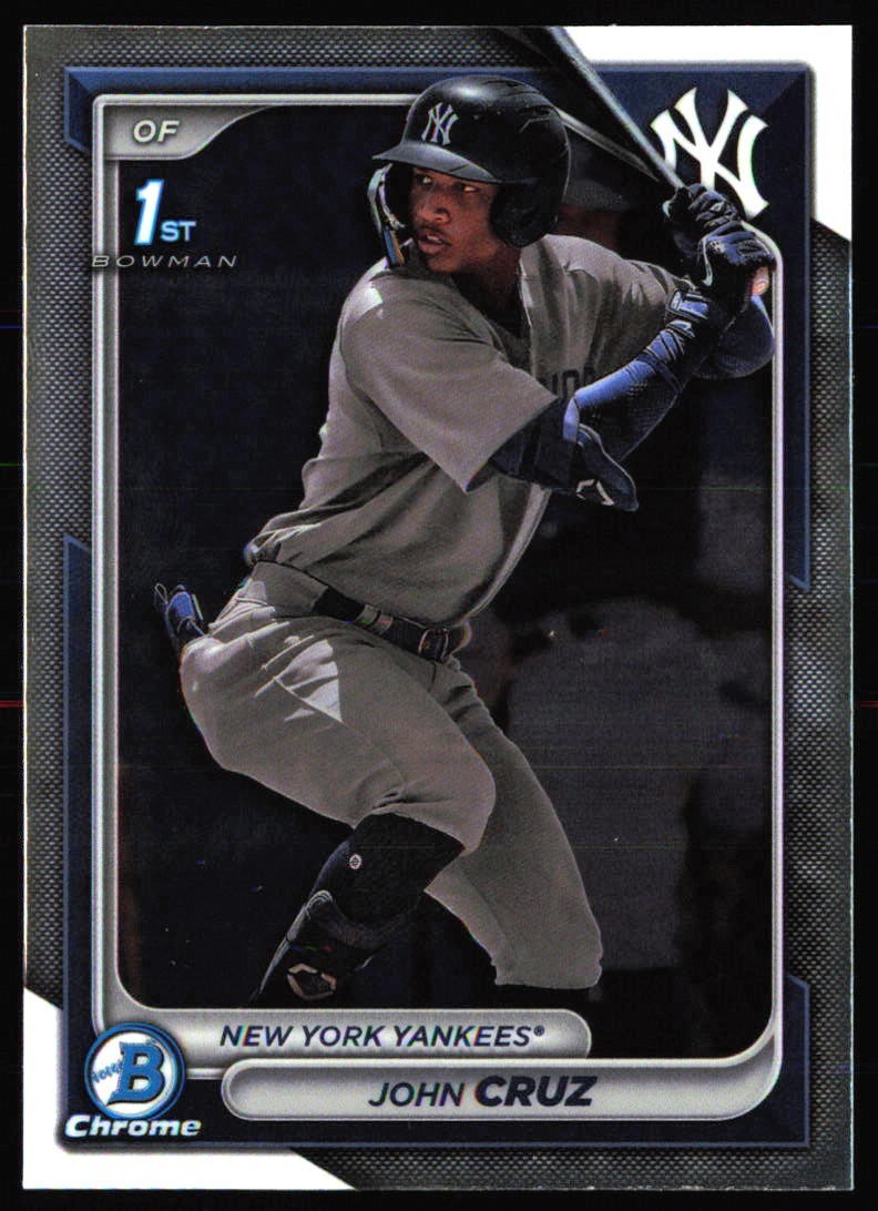 2024 Bowman Chrome 1st #BCP-77 John Cruz New York Yankees