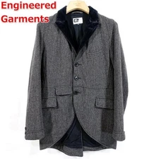 Engineered Garments Velour Collar Tweed Tailcoat XS