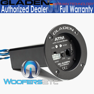 GLADEN ATM4 4-OHM 200W RMS MONO AMPLIFIER MODULE COMPACT SUBWOOFER INTEGRATION