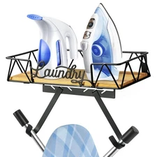 Ironing Board Holder Wall Mount, Ironing Board Hanger, Iron Board Wall Mount(...