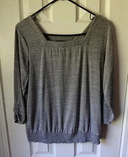 Women's Gray Medium AB Studio Top