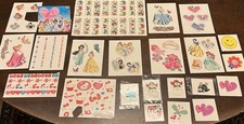 Temporary Tattoos Kids Girls Disney Hello Kitty Butterflies Misc.