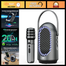 35W Portable Voice Amplifier with Wireless Microphones, Bluetooth PA System, Kar