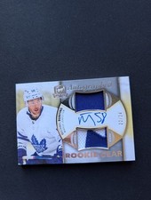 2021-22 UPPER DECK THE CUP MICHAEL BUNTING ROOKIE GEAR PATCH AUTO RC /24