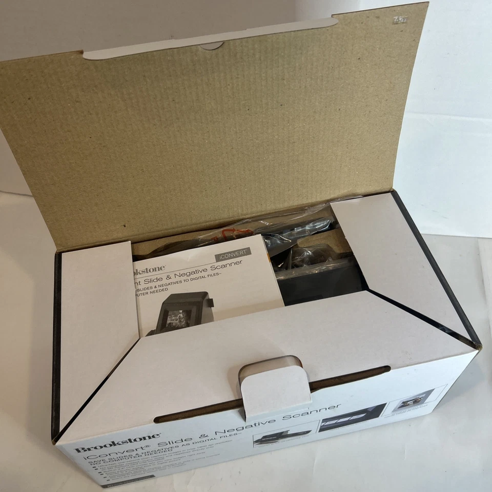 Brookstone iConvert Instant Film & Slide Negative Scanner No Computer Needed NEW - Image 4 of 4