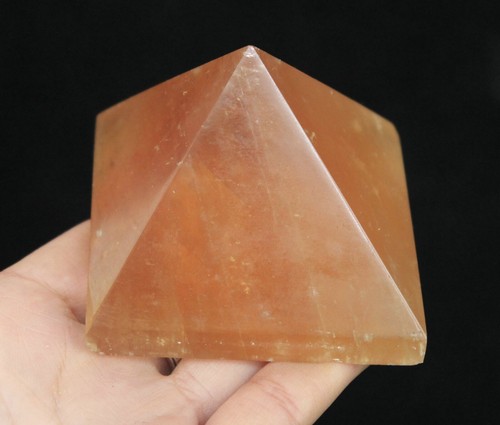 146g NATURAL BONITA PIRÁMIDE DE CRISTAL DE CALCITA CURACIÓN 1 - Imagen 2 de 12
