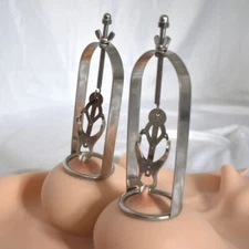 Women Nipple Clamps Clitoris Labia Spread BDSM Pussy Clamp Clip Slave Sex Toys
