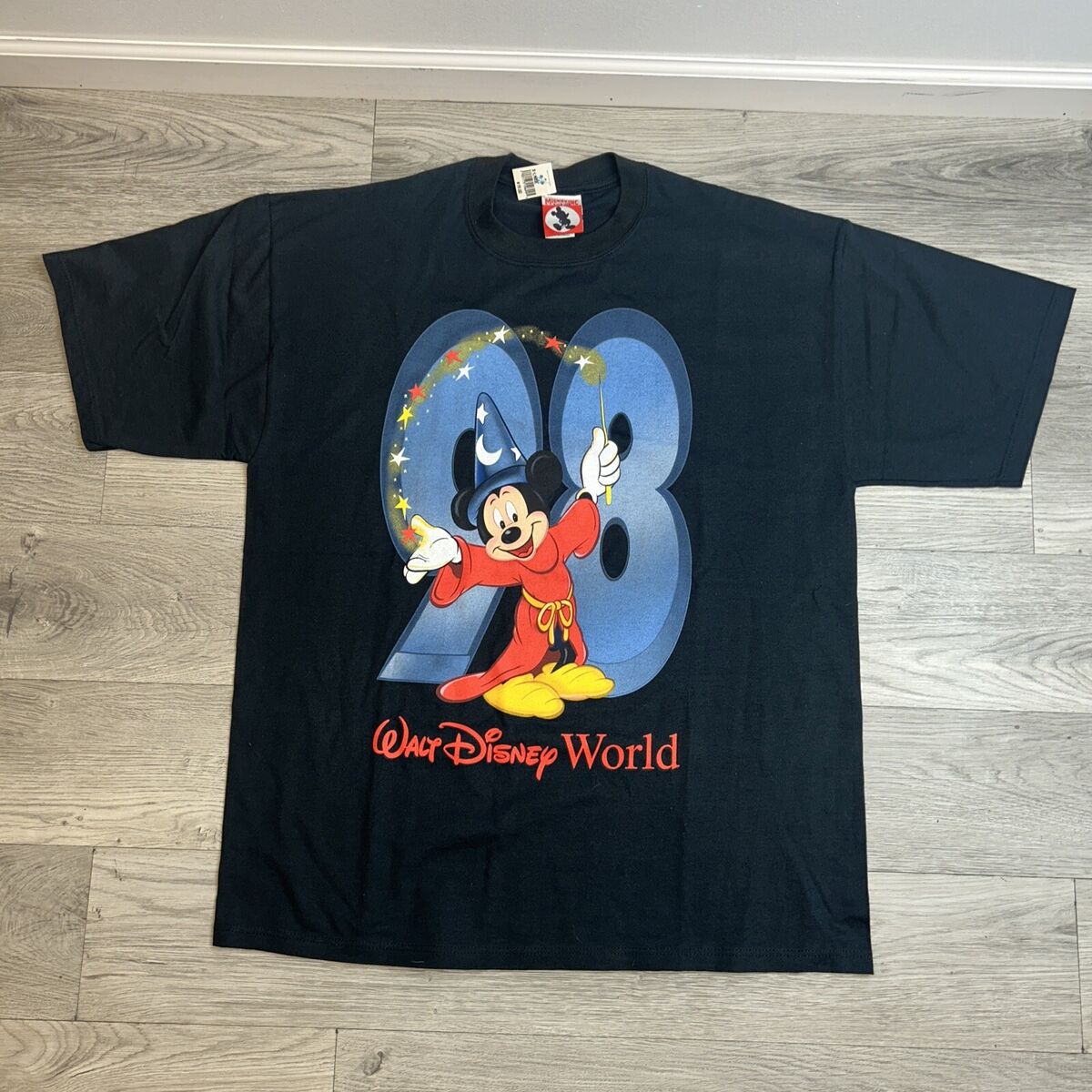 Rare Vintage WALT DISNEY World Mickey Mouse 98 Wizard 1998 T Rare Vintage WALT DISNEY World Mickey Mouse 98 Wizard 1998 T