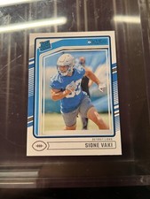 2024 Panini Donruss Football Sione Vaki Base Rated Rookie Card Lions Utah