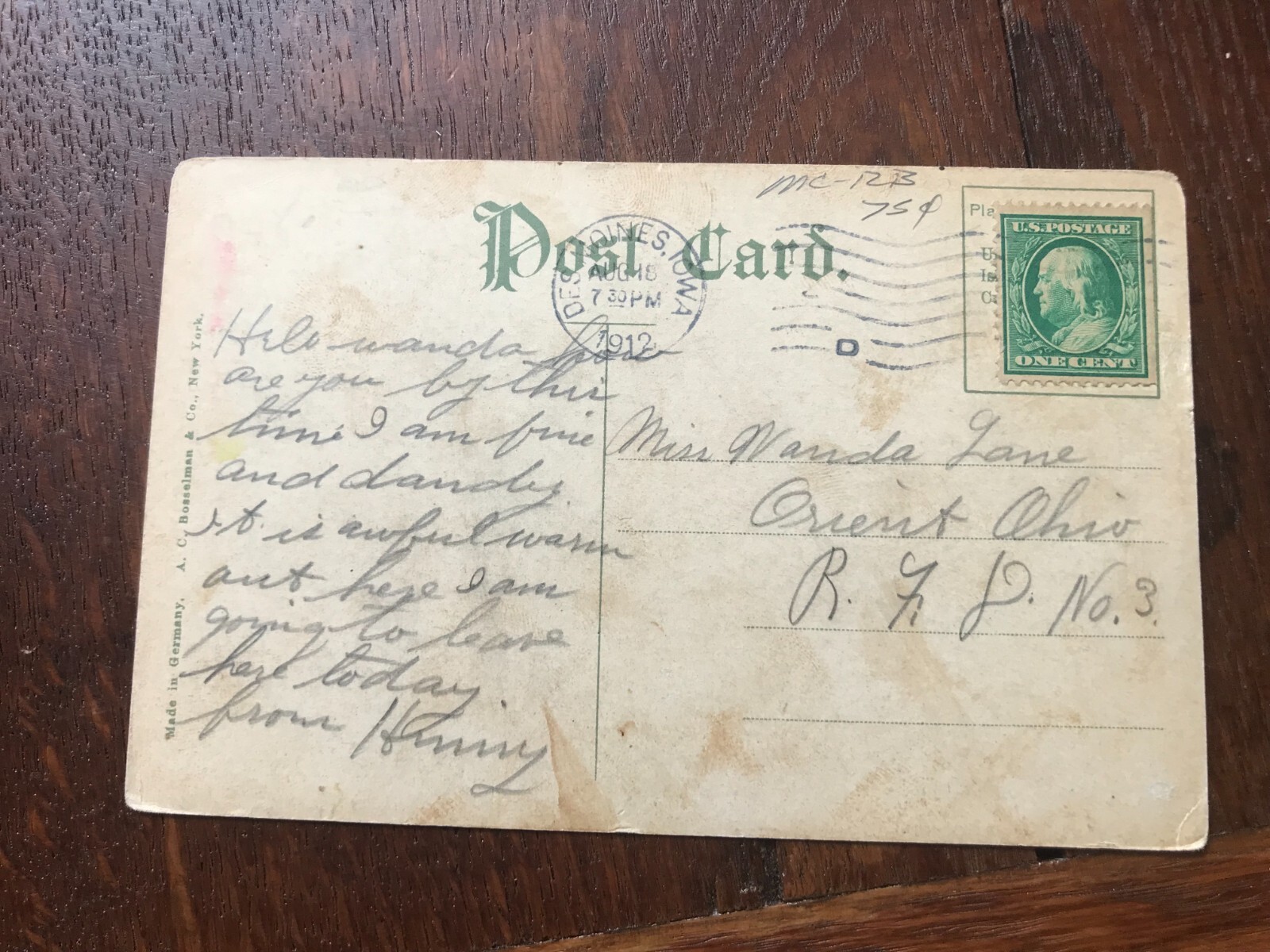 Sixth Avenue Bridge Des Moines Iowa Postcard eBay